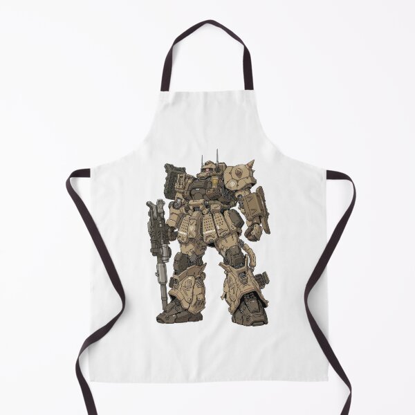 Item preview, MS-06D Zaku II Desert Type - Mobile Suit Gundam - Retro Mecha Art designed and sold by 3DJIN.