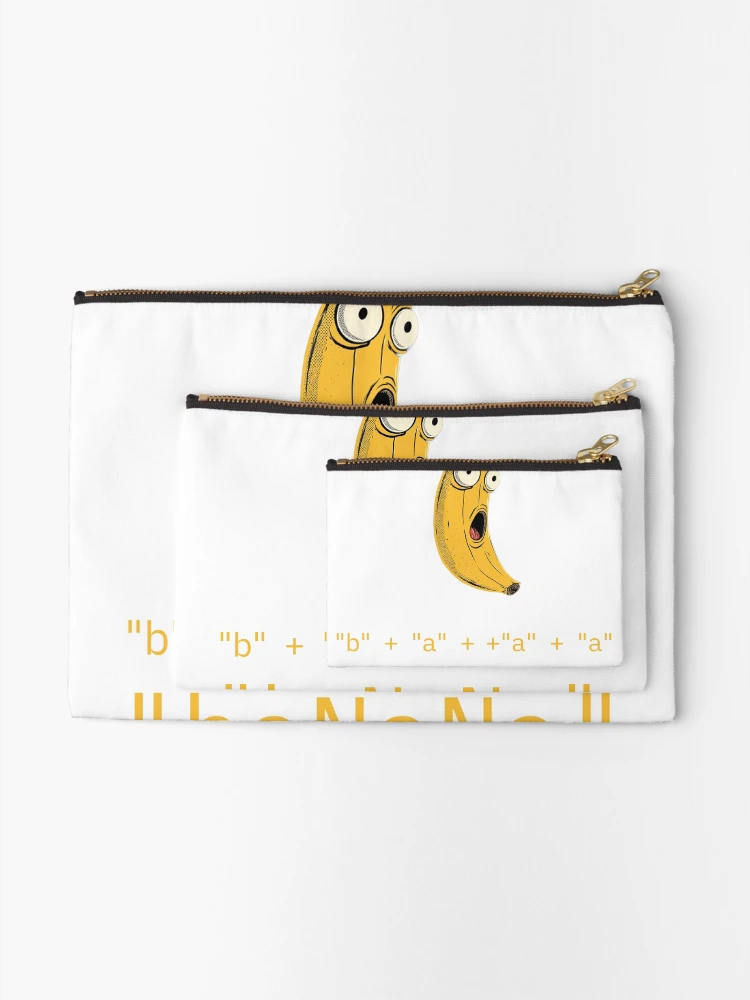 Thumbnail 2 of 4, Zipper Pouch, JavaScript baNaNa designed and sold by EyeHeartTech.