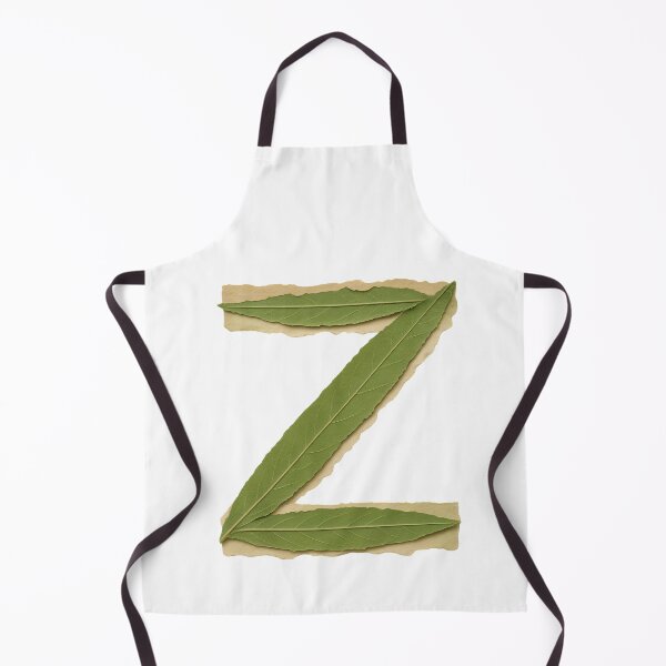 Item preview, Vintage Botanical Green Leaf Letter Z designed and sold by ITCHAWAWAA.