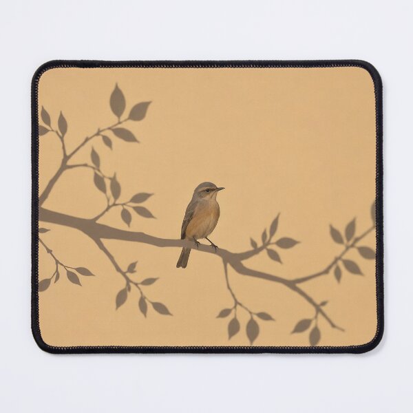 Item preview, The Quiet Perch – Minimalist Bird and Shadow Branch Art designed and sold by SacredLensV.