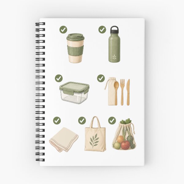 Item preview, Reusables Reminder Checklist Habit Builder designed and sold by WFA.