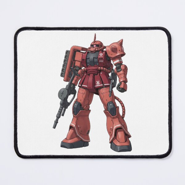 Item preview, MS-06S Zaku II (Char's Zaku / Red Comet) - Mobile Suit Gundam - Retro Mecha Art designed and sold by 3DJIN.
