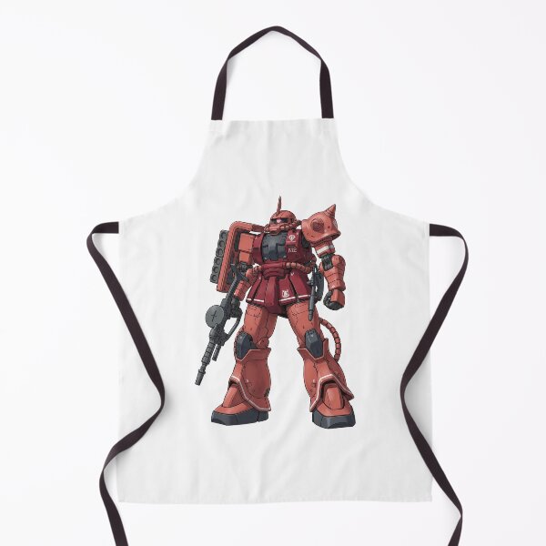 Item preview, MS-06S Zaku II (Char's Zaku / Red Comet) - Mobile Suit Gundam - Retro Mecha Art designed and sold by 3DJIN.