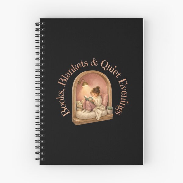 Item preview, Books, Blankets & Quiet Evenings designed and sold by RenetteWickStudio.