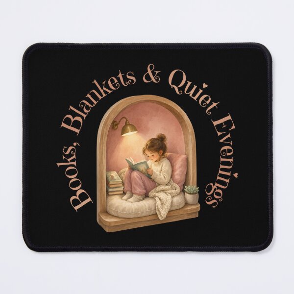 Item preview, Books, Blankets & Quiet Evenings designed and sold by RenetteWickStudio.