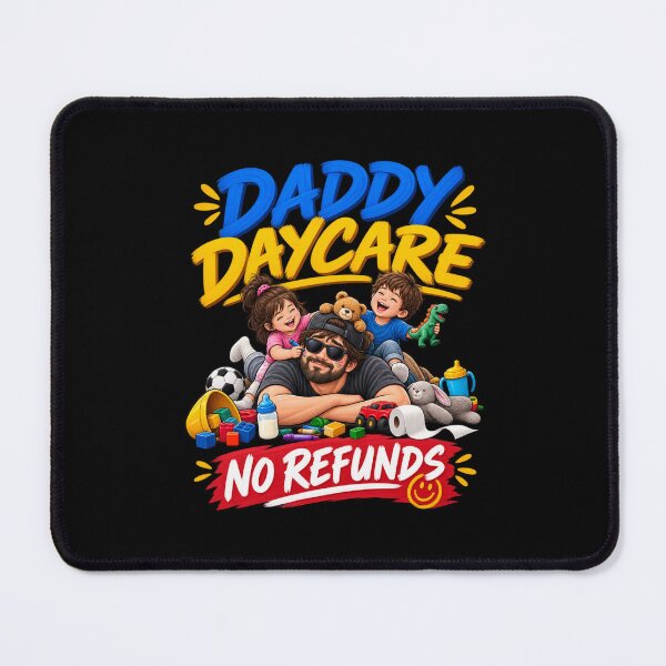 Item preview, Daddy Daycare No Refunds Fatherhood Humor Dad Life designed and sold by PunchDrop.