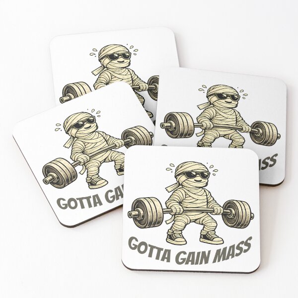 Item preview, Gotta Gain Mass – Funny Mummy Weightlifting Halloween Design designed and sold by Buli89.