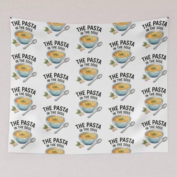 Item preview, The Pasta in My Soul — Funny Pasta Lover Food Design designed and sold by Tipsy24.