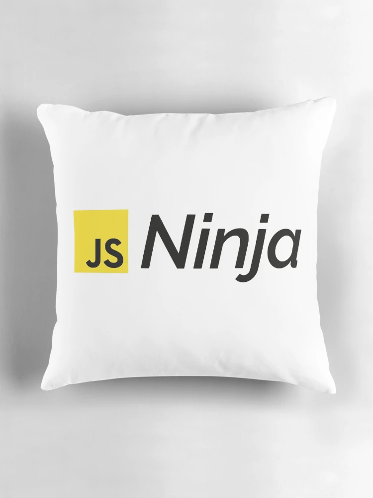 Thumbnail 3 of 4, Pillow, JavaScript Ninja Developer designed and sold by EyeHeartTech.