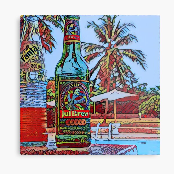 Julbrew - the beer of Gambia in paradise Metal Print