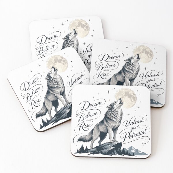 Item preview, DREAM BELIEVE RISE Motivational Sticker designed and sold by Hustlingminds.
