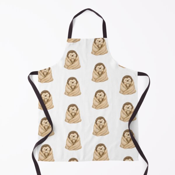 Item preview, The cozy hedgehog with tea designed and sold by RobertMartinArt.