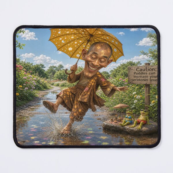 Item preview, Happy Looks Good On You Funny Art Illustration designed and sold by The Brother Wu Collection.