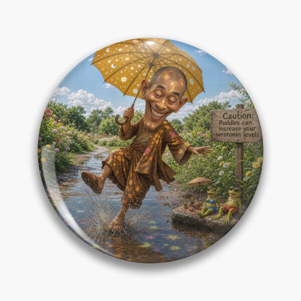 Item preview, Happy Looks Good On You Funny Art Illustration designed and sold by The Brother Wu Collection.
