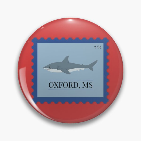 Item preview, Oxford Shark Postage Stamp designed and sold by bregwilliamson.
