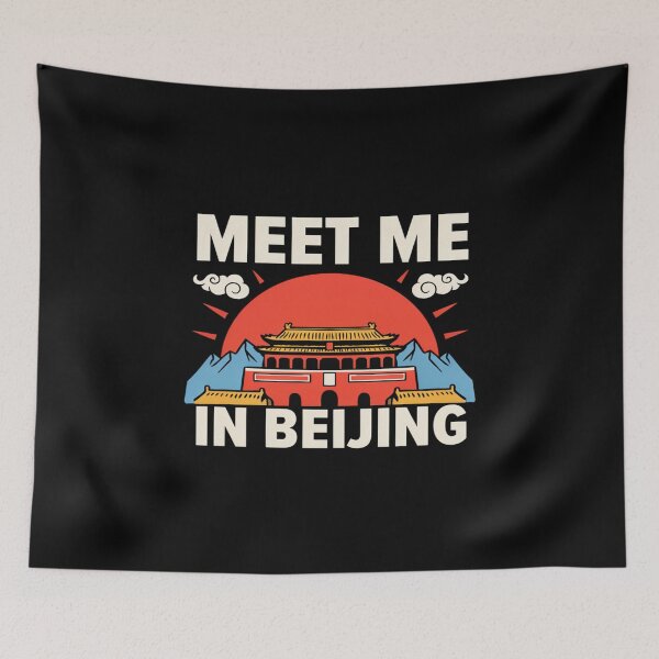 Item preview, Meet Me In Beijing Travel China Landmark Adventure designed and sold by ColeLaniTrading.
