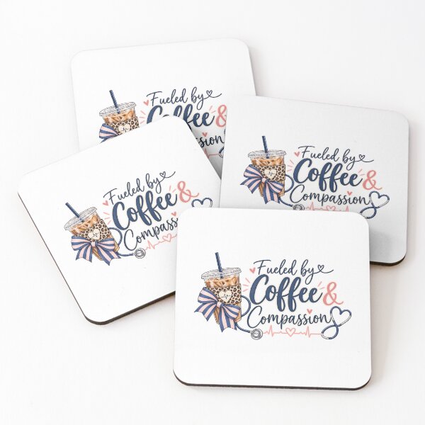 Item preview, Fueled by Coffee and Compassion Nurse Life Graphic designed and sold by CG Studio.