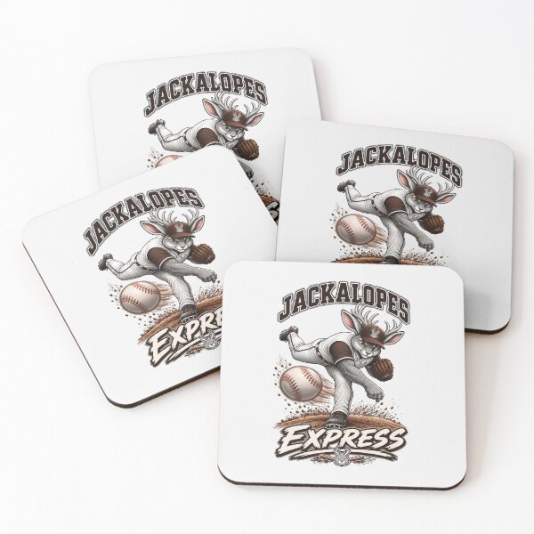 Item preview, Jackalopes Express – Fireball Baseball Pitcher designed and sold by Clint Reno Designs.