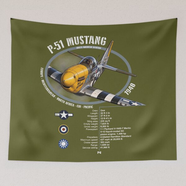 Item preview, P-51 MUSTANG PLANE DARK designed and sold by MUNZdesign.