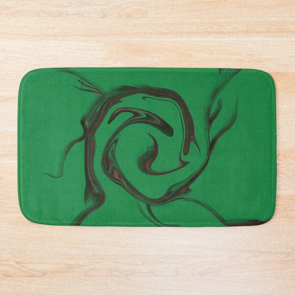 Item preview, Emerald Green Swirl Seamless Marble Pattern designed and sold by CaramelCo.