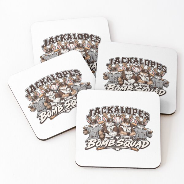 Artikelvorschau, Jackalopes Bomb Squad – Retro-Baseballteam entworfen und verkauft von Clint Reno Designs.