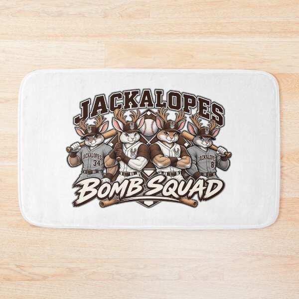 Item preview, Jackalopes Bomb Squad – Retro Baseball Team designed and sold by Clint Reno Designs.