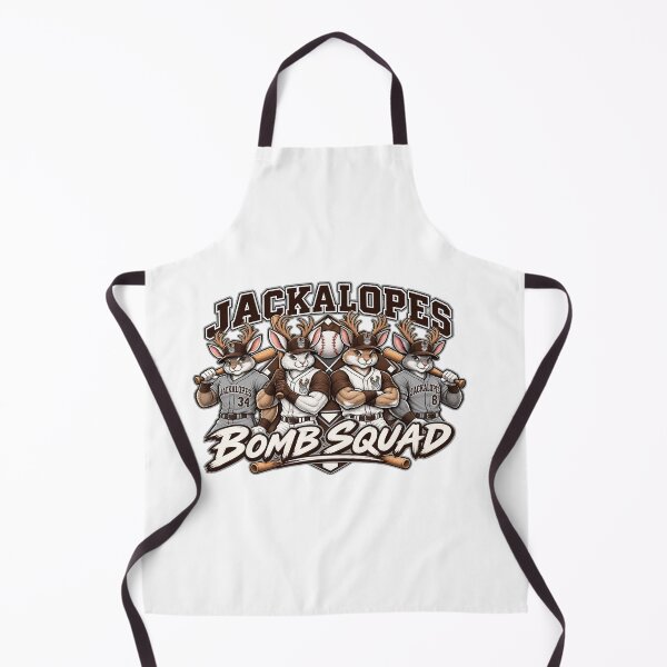 Artikelvorschau, Jackalopes Bomb Squad – Retro-Baseballteam entworfen und verkauft von Clint Reno Designs.