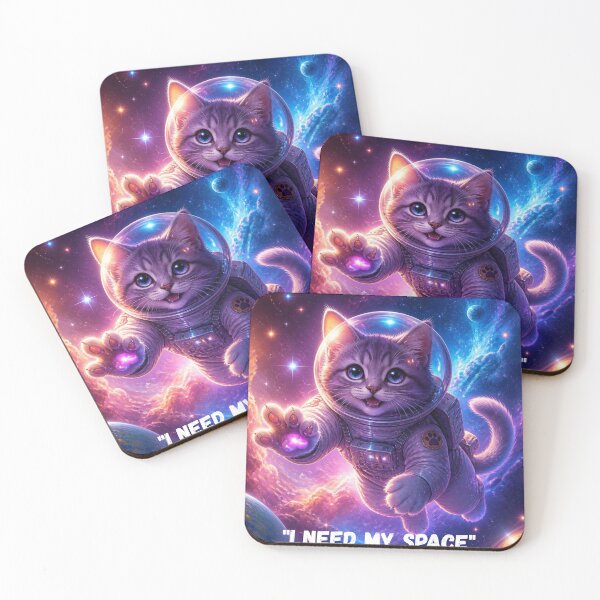 Item preview, Cute Space Astronaut Cat - Funny Galaxy Kitten designed and sold by SALVO180674.