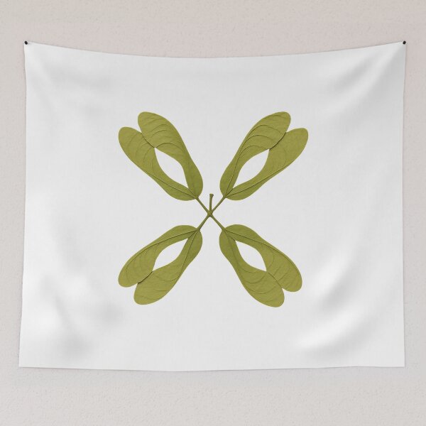 Item preview, Vintage Botanical Green Leaf Letter X designed and sold by ITCHAWAWAA.