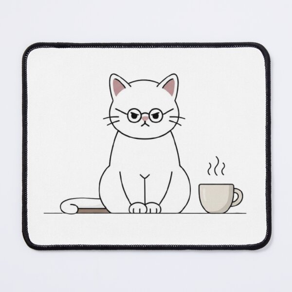 Item preview, Coffee Lover Cat – Cute Barista Coffee Gift designed and sold by PrintforDesign.