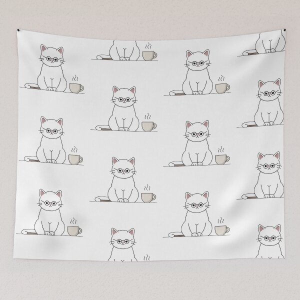 Item preview, Coffee Lover Cat – Cute Barista Coffee Gift designed and sold by PrintforDesign.