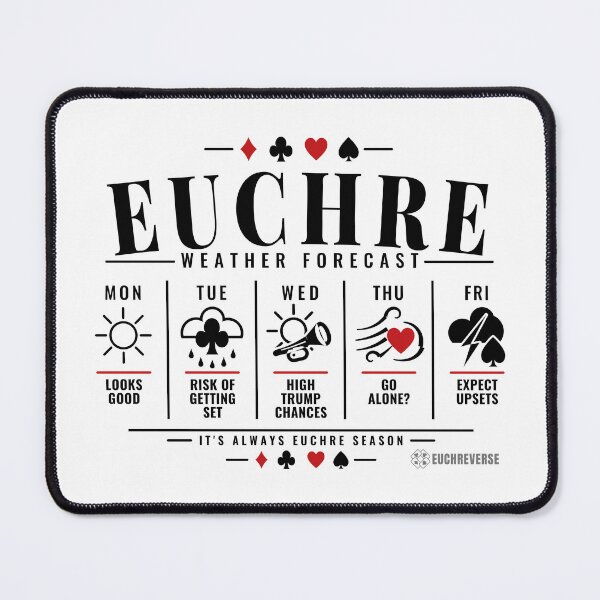 Item preview, Euchre Weather Forecast designed and sold by Euchreverse.