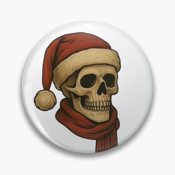 Item preview, Santa Skull Christmas designed and sold by DustyCuriositie.