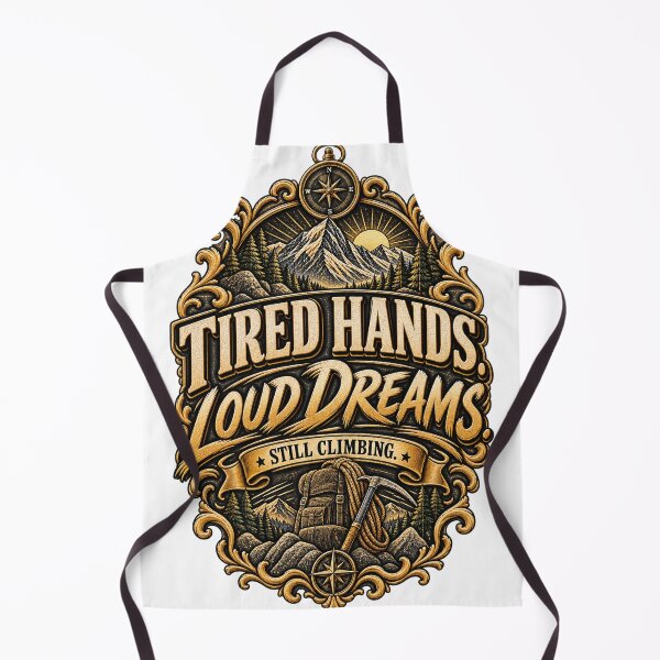 Item preview, Tired Hands Loud Dreams Motivational Design designed and sold by InkroarCo.