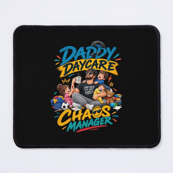 Item preview, Daddy Daycare Chaos Manager Dad Life Fatherhood Humor designed and sold by PunchDrop.