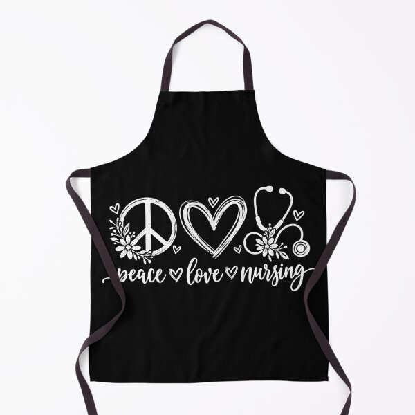 Item preview, Peace Love Nursing White Nurse Stethoscope Graphic designed and sold by CG Studio.