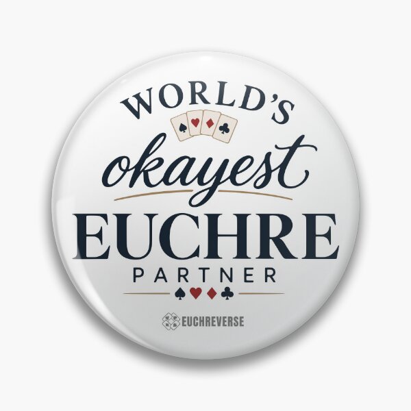 Item preview, World's Okayest Euchre Partner designed and sold by Euchreverse.