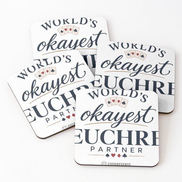 Item preview, World's Okayest Euchre Partner designed and sold by Euchreverse.