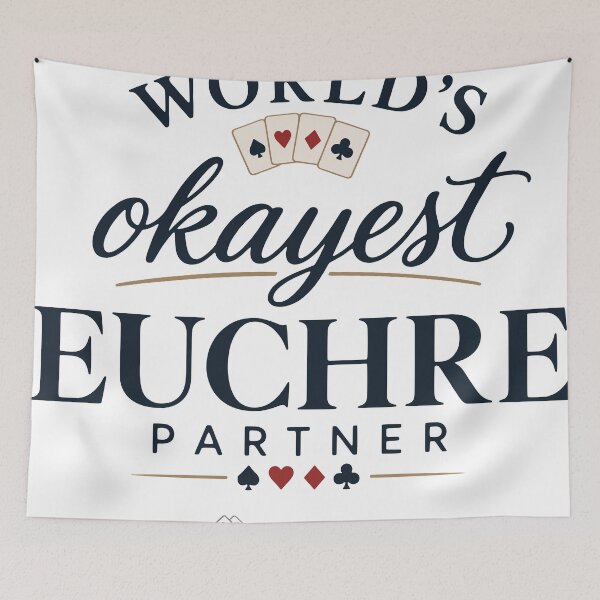 Item preview, World's Okayest Euchre Partner designed and sold by Euchreverse.