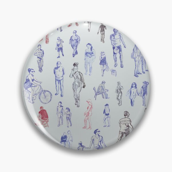 Item preview, People on the Promenade designed and sold by Kat-Heremiti.