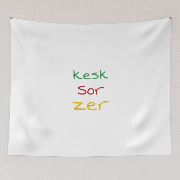 Item preview, Kesk Sor Zer - Kurdish Colors Art designed and sold by DailyDoodlesBySumbul.