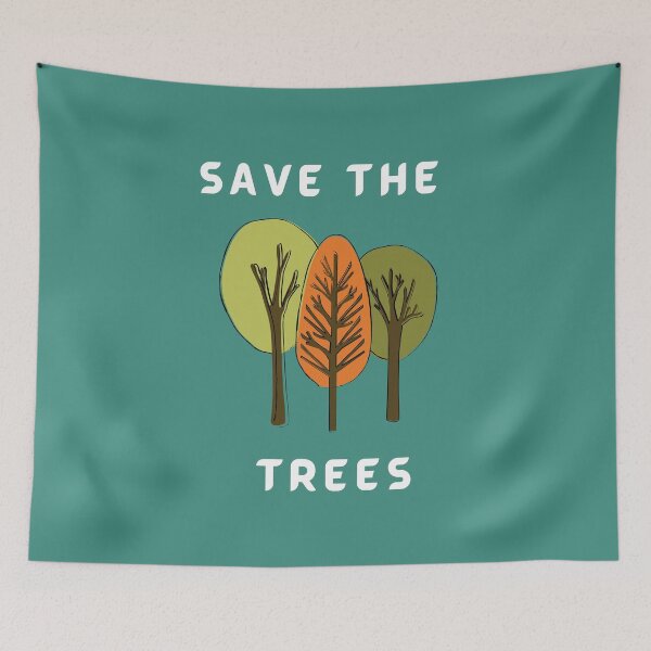 Item preview, Save the Trees - Earth Day designed and sold by MugsAndDuds.