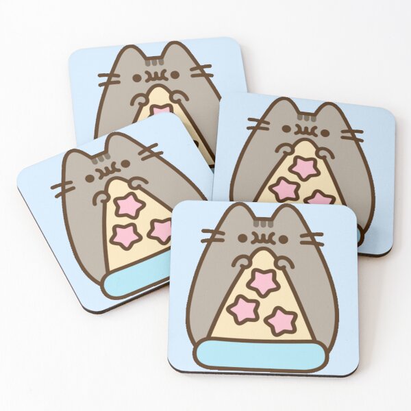 Item preview, pusheen eating pizza!!! designed and sold by PLANET-VEE.
