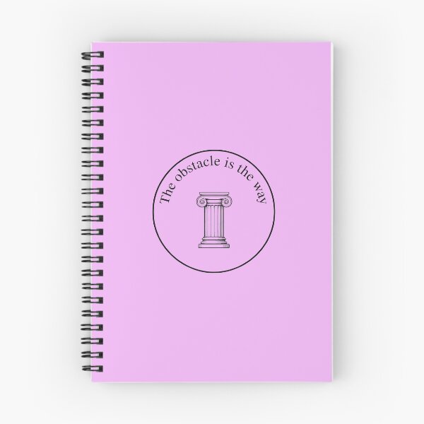 Item preview, "The Obstacle Is The Way - Marcus Aurelius Stoic Quote - Minimalist Philosophy Design" designed and sold by TheMarbleMind.