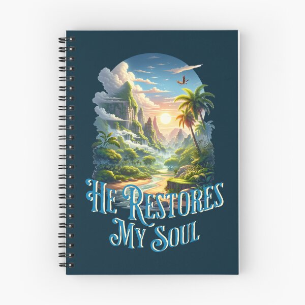 Item preview, He Restores My Soul Christian Nature Landscape designed and sold by Sachie's Studio.