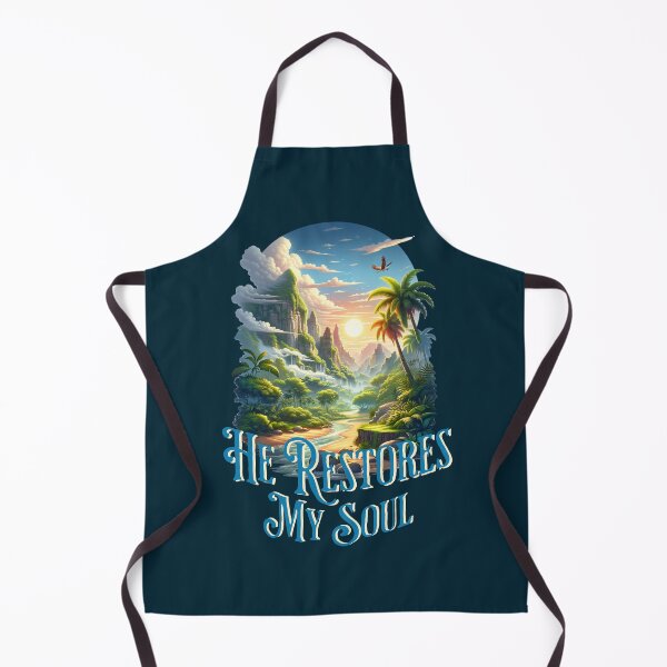 Item preview, He Restores My Soul Christian Nature Landscape designed and sold by Sachie's Studio.