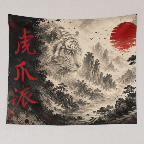 Item preview, Black tiger Tiger Claw: Shadows of the Mountain designed and sold by Fei Long Design Hub.