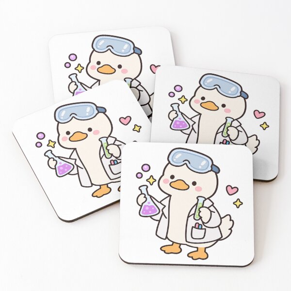 Item preview, Cute Scientist Duck Chemistry Lab Kawaii Science designed and sold by EntropyThreads.