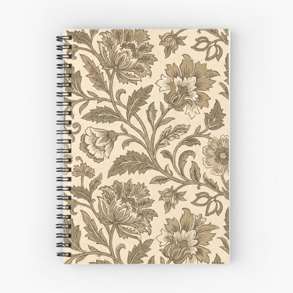 Item preview, Vintage Olive Green Floral Botanical Pattern designed and sold by aymiracraft.