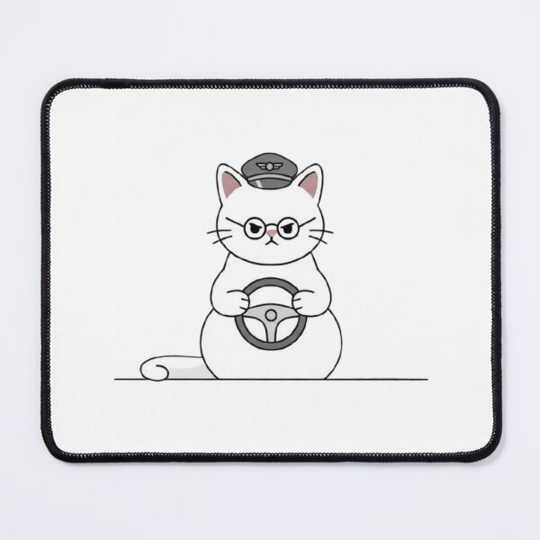 Item preview, Trucker Cat – Funny Driving Gift for Truckers designed and sold by PrintforDesign.